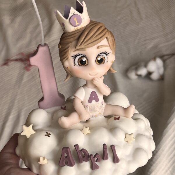 Figura bebé para cumpleaños o bautizo